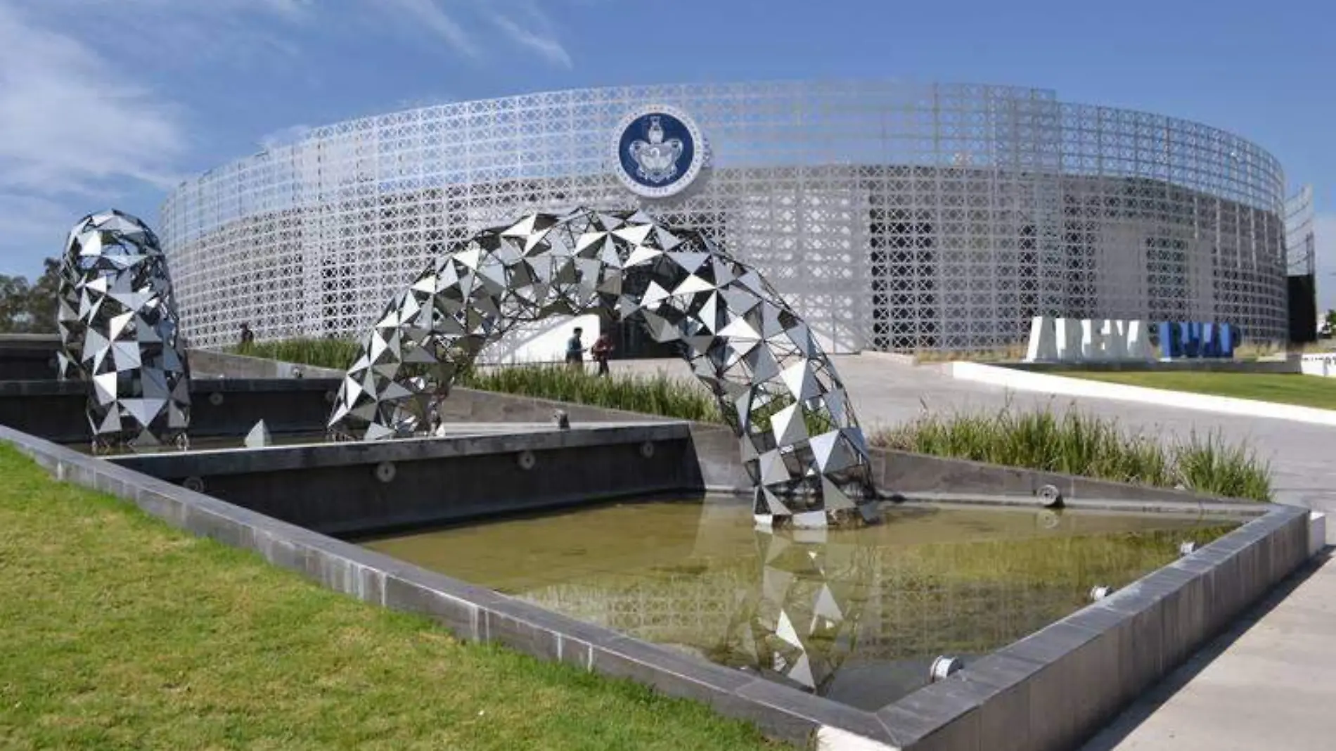 Imagen del polideportivo buap en Ciudad Universitaria